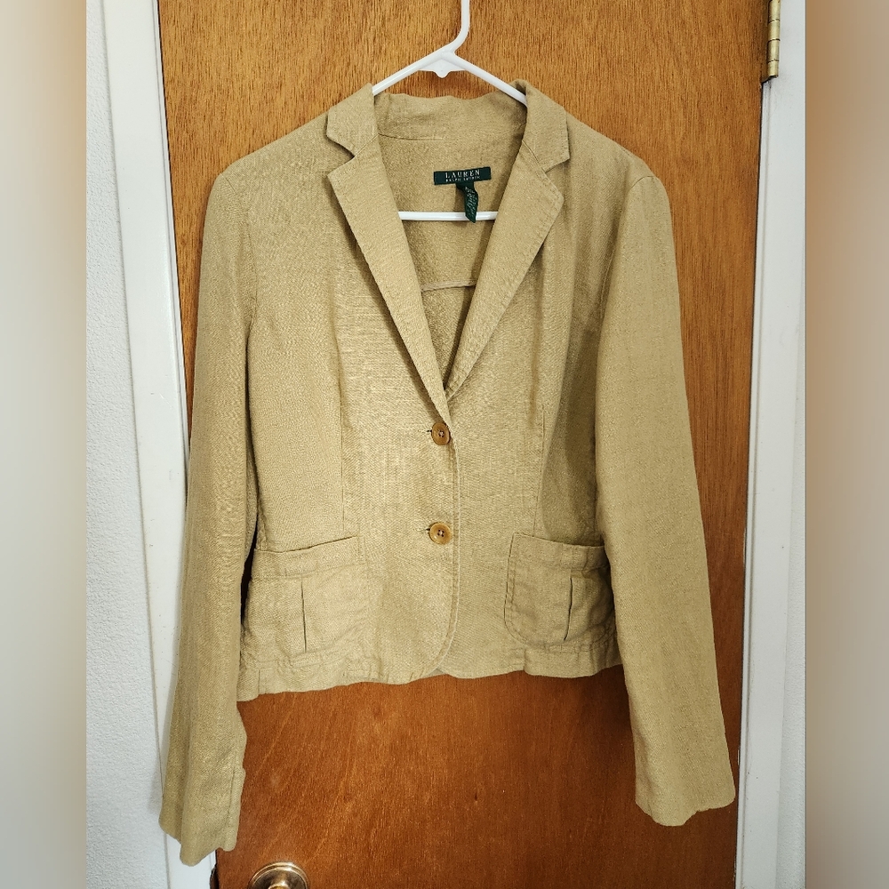 LAUREN by Ralph Lauren Blazer 100%Cotton